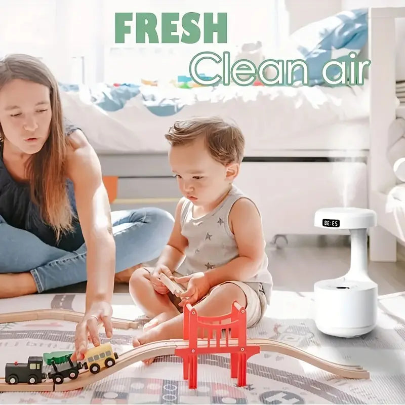 800ml Water Drop Backflow Humidifier - USB Powered-3