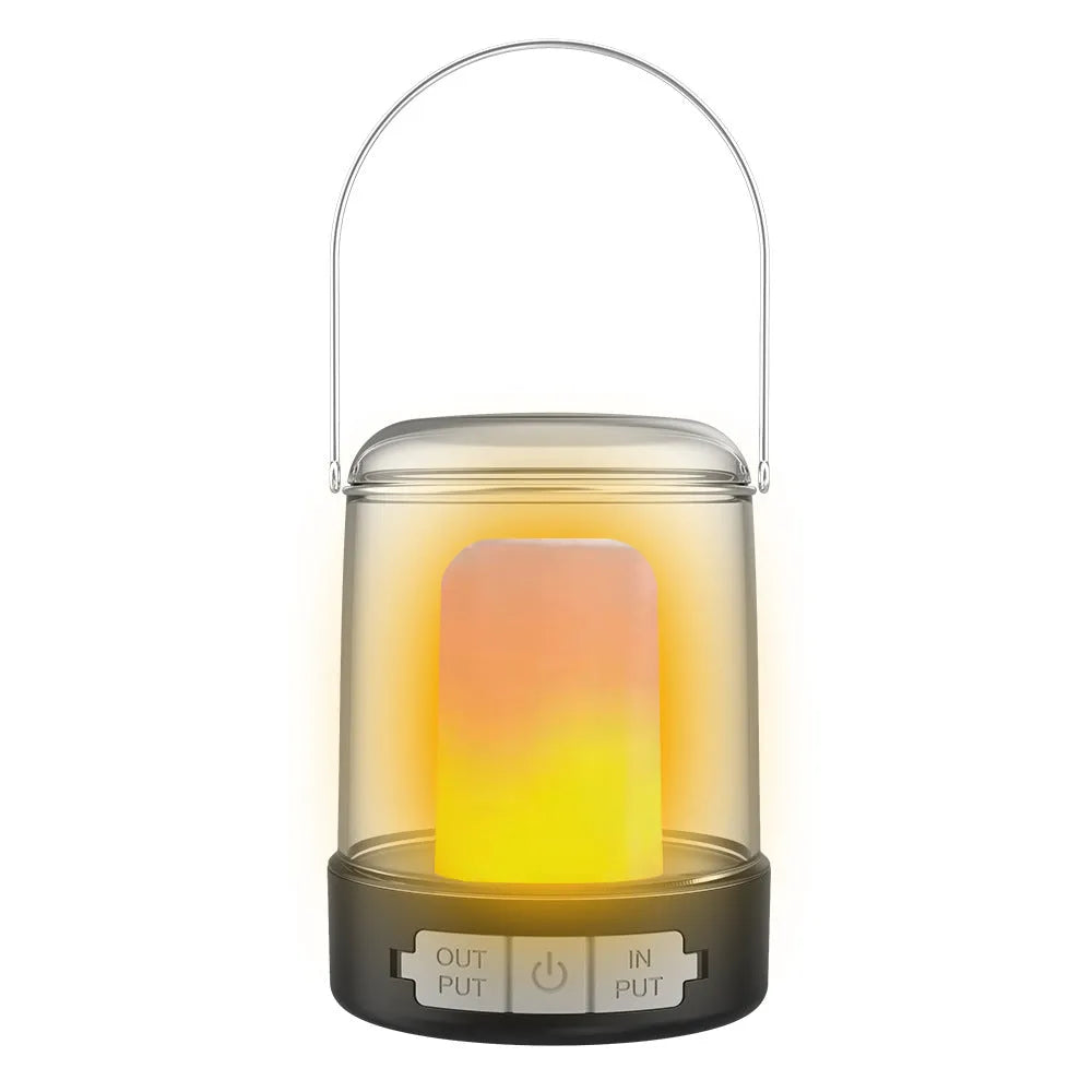 Vibe Geeks 3 Modes Vintage Portable Camping Lantern-USB Rechargeable-0