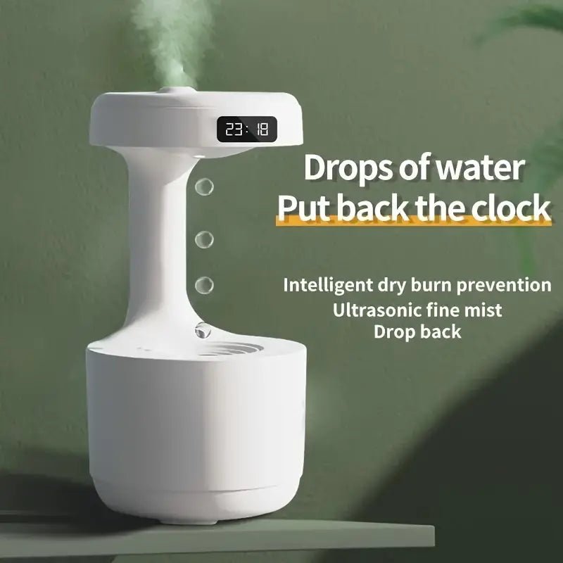 800ml Water Drop Backflow Humidifier - USB Powered-2