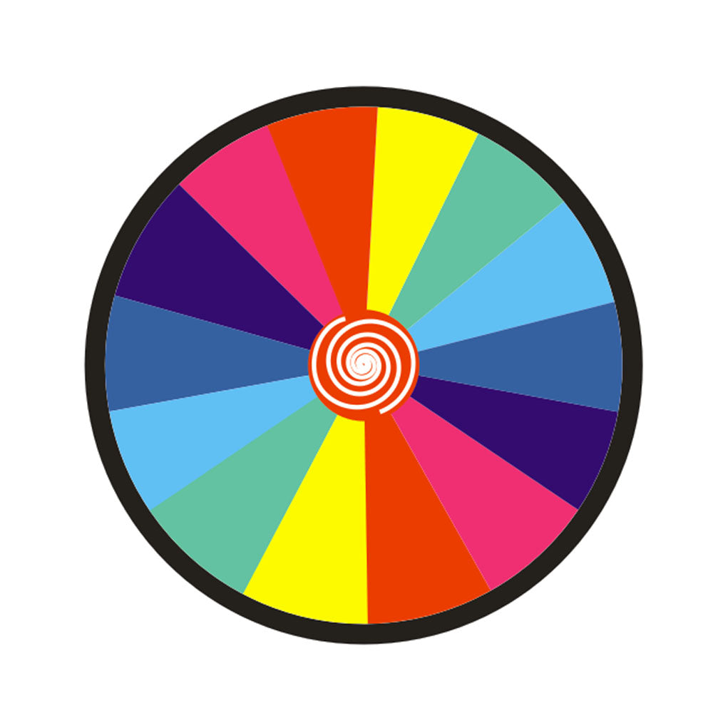 Writable wheel of fortune with stand-2